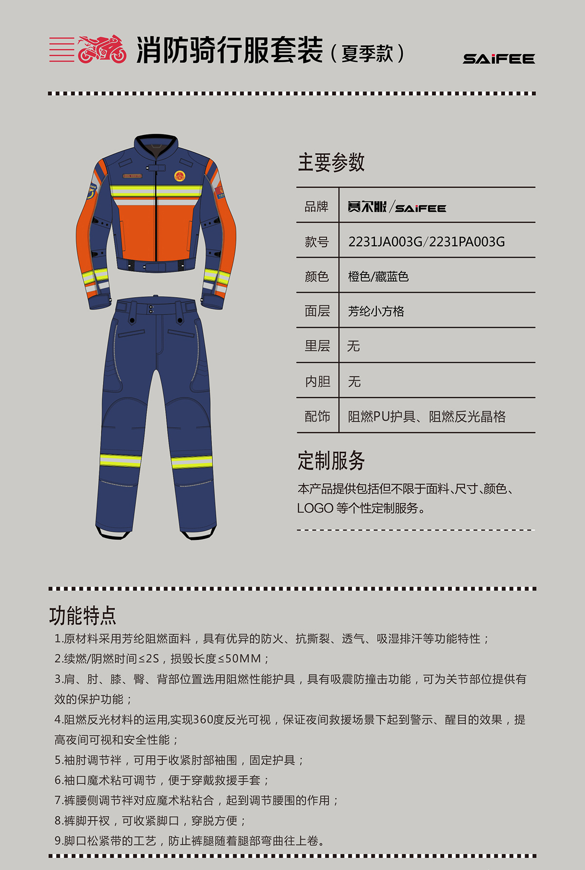 防骑行服详情介绍
